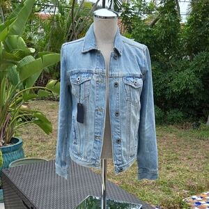 Lucky Brand Blue Denim Jean Jacket Timeless Style NWT XS